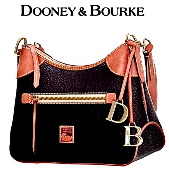 Dooney & Bourke Pebble Grain Hobo Bag - Picture 1 of 16